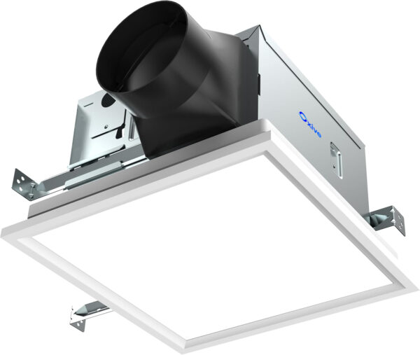 Oxive SNP100L9 Bathroom Exhaust Fans | Dimmable 4000K Edge Lit LED