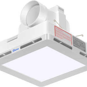Oxive Bathroom Exhaust Fans with LED Light, Adjustable Light