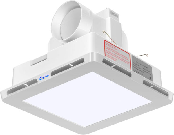 Oxive Bathroom Exhaust Fans with LED Light, Adjustable Light