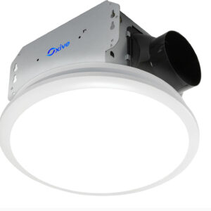 Oxive 7141-80 Bathroom Exhaust Fans Integrated LED Light, 1.1 Sones 80 CFM