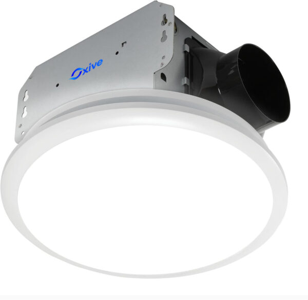 Oxive 7141-80 Bathroom Exhaust Fans Integrated LED Light, 1.1 Sones 80 CFM